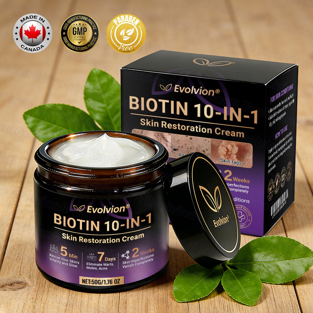 Made and Shipped from Canada ✨Evolvion® Biotin 10-in-1 Skin Restoration Cream🍁