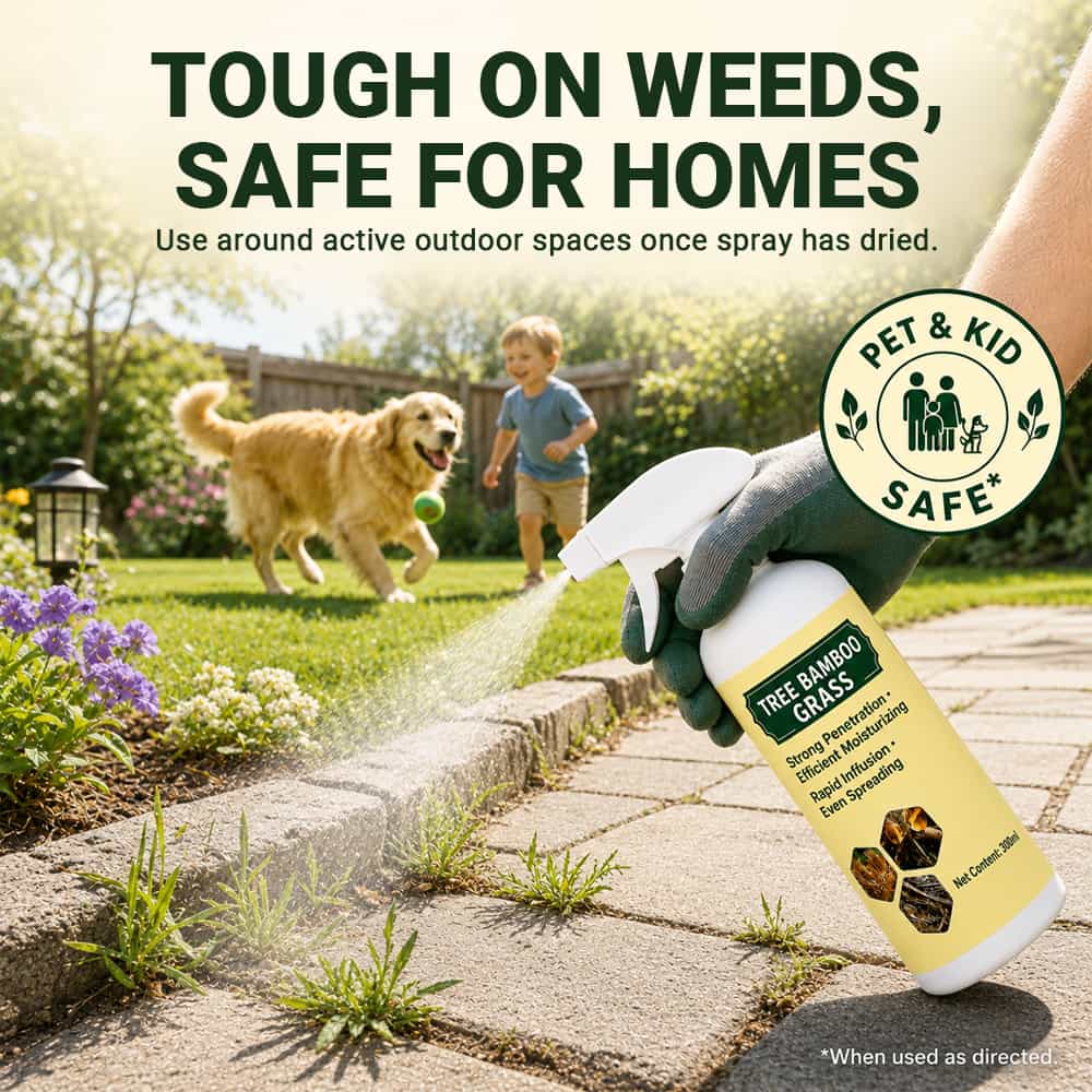 Fast-Acting Natural Weed Killer with Long-Lasting Protection 🌿
