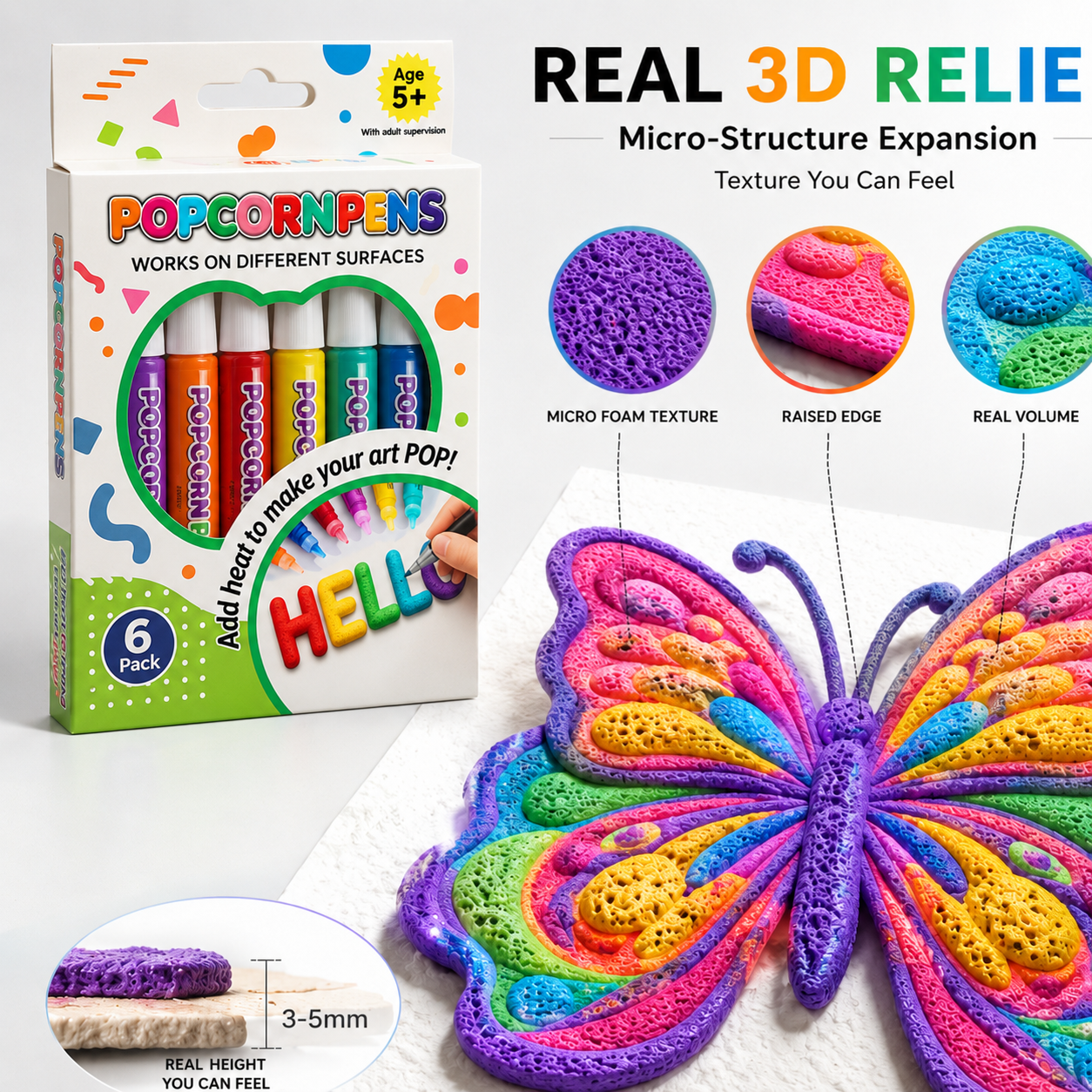 Save 50% by ordering today丨IEY® 3D Relief Art Pen – Turn Flat Drawings Into Touchable 3D Art⭐