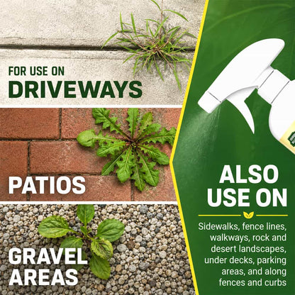 Fast-Acting Natural Weed Killer with Long-Lasting Protection 🌿