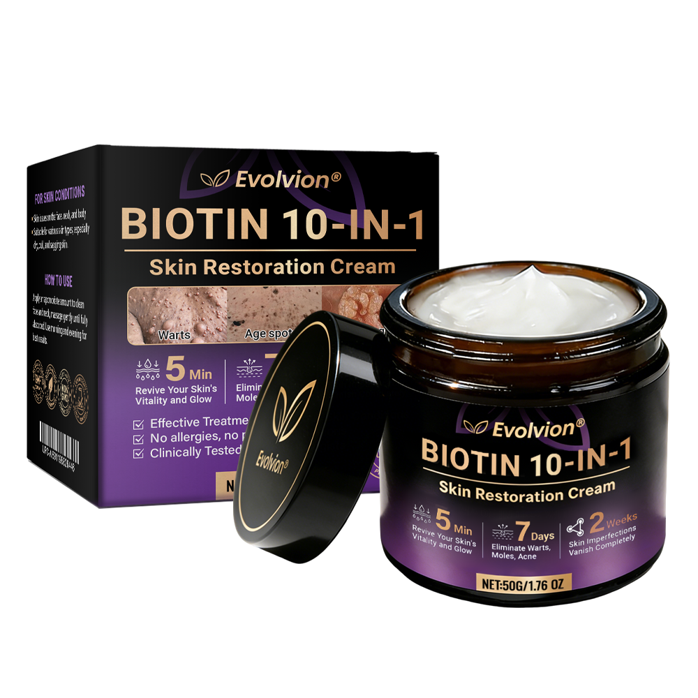 Made and Shipped from Canada ✨Evolvion® Biotin 10-in-1 Skin Restoration Cream🍁