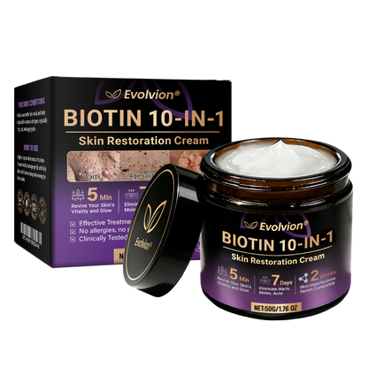 Made and Shipped from Canada ✨Evolvion® Biotin 10-in-1 Skin Restoration Cream🍁