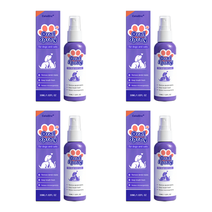 Celsiora® Pet Oral Spray ✅ Freshen Breath, Remove Tartar & Promote gum regeneration, stabilize teeth 🦷 upsell