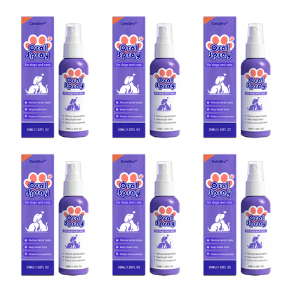 Celsiora® Pet Oral Spray ✅ Freshen Breath, Remove Tartar & Promote gum regeneration, stabilize teeth 🦷 upsell
